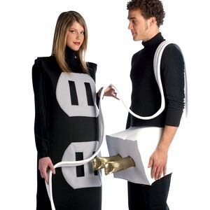 Rasta Imposta Plug and Socket Costume Couple Set